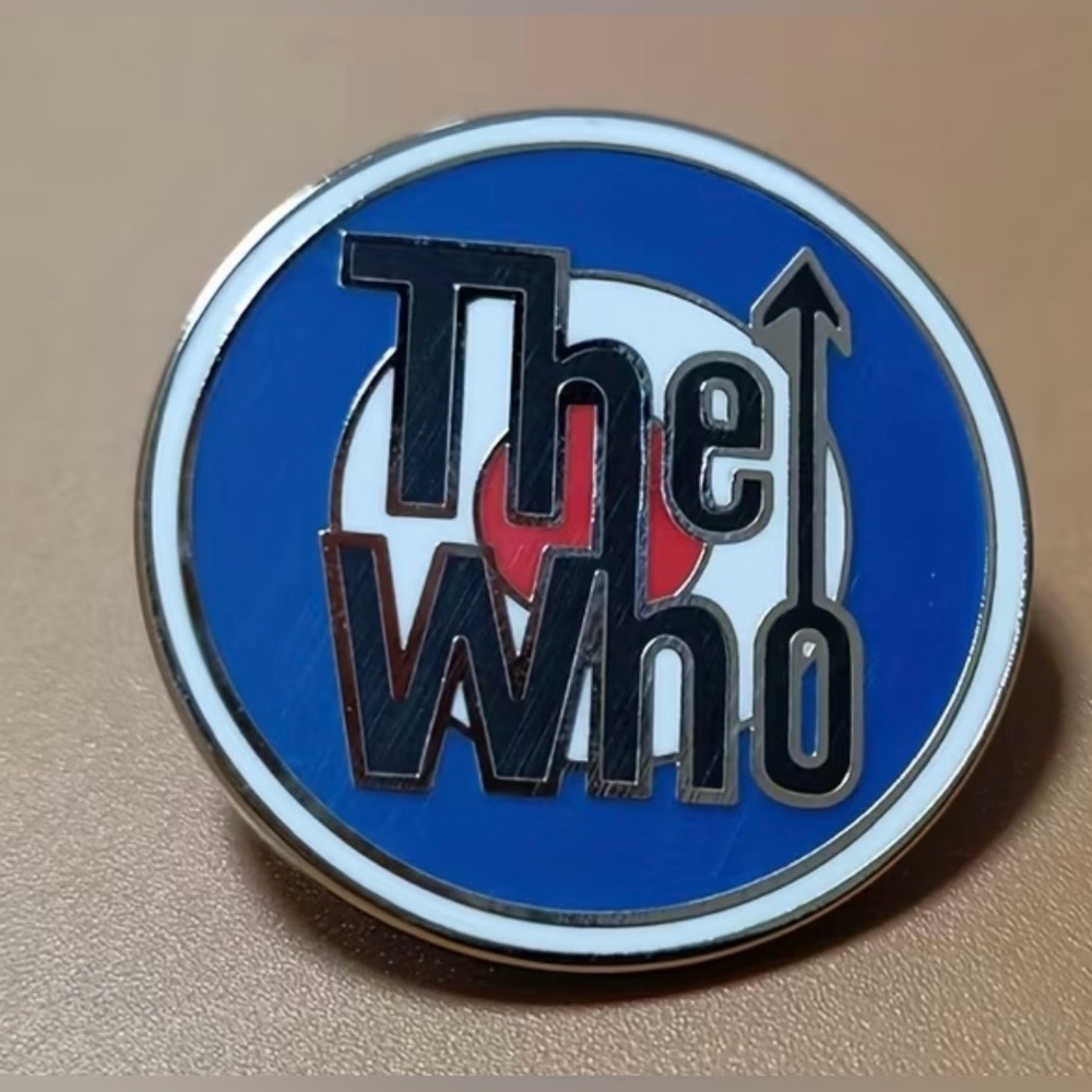 The Who Enamel Pin - Blue, White & Red Target Logo NEW